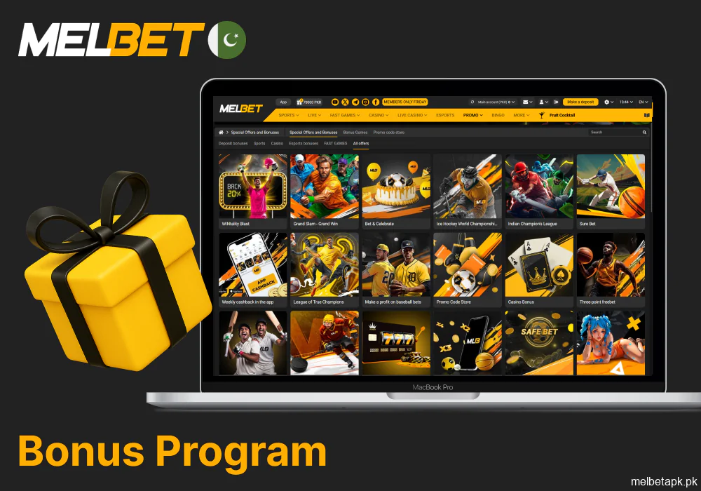 Overview of Melbet's bonuses for Pakistani users