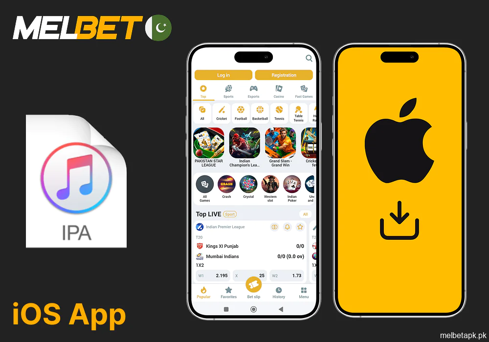 Overview of the Melbet app for iPhone and iPad