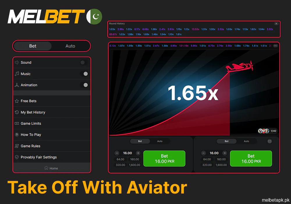 Overview of Aviator features and gameplay on Melbet